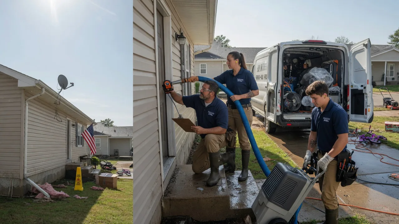 Ceiling Water Damage Restoration in Santa Clara, NM near me